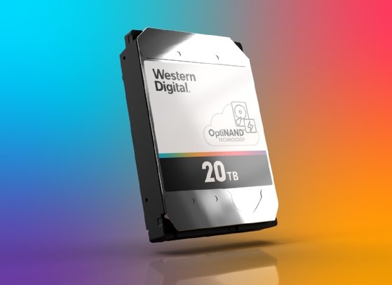 Western Digital OptiNAND 20 TB drive photo