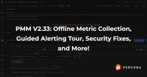 latest release of Percona Monitoring and Management