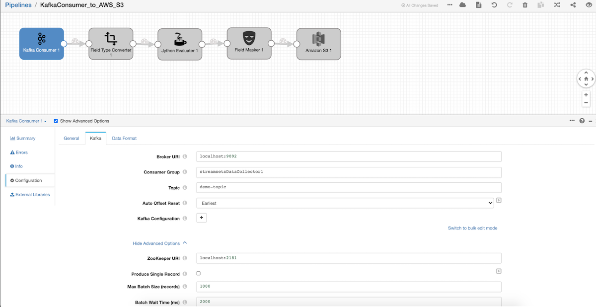 Kafka Consumer to Amazon S3