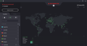 protonvpn-home-screen protonvpn home screen