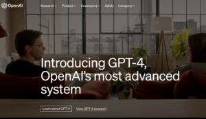 GPT-4 OpenAI ChatGPT GPT-4
