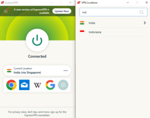 ExpressVPN-connected-india ExpressVPN connected india