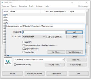 veracrypt-drive-mounting veracrypt drive mounting