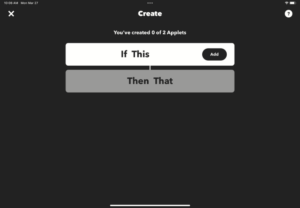 IFTTT-ipad ifttt ipad