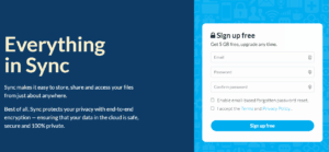 Sync.com homepage 2019 Sync.com-homepage-2019