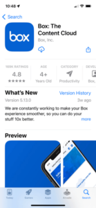 box-mobile-app box mobile app