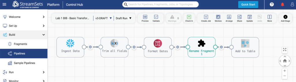 streamsets transformer for snowflake data quality checks