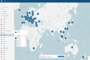 NordVPN Server Navigation nordvpn-review-server-navigation